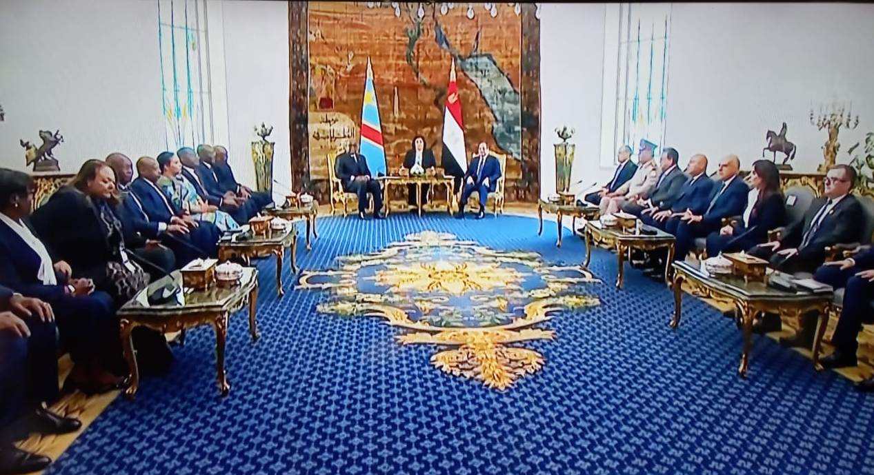الرئيس السيسي ورئيس الكونغو