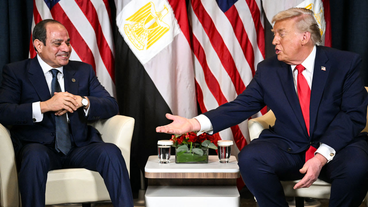 لقاء السيسي وترامب