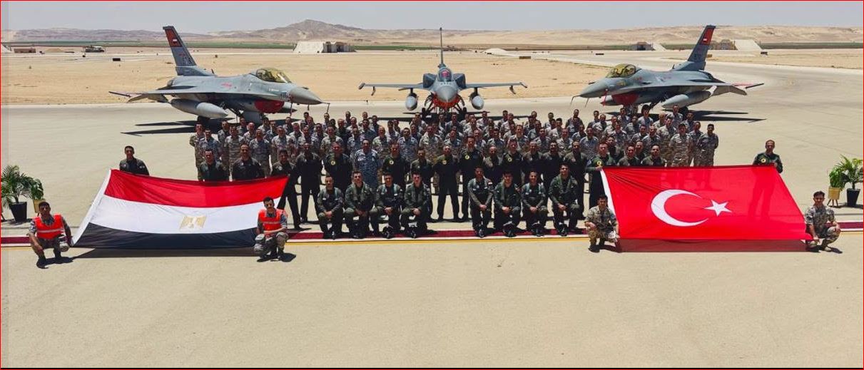 التدريب الجوي المصري التركي