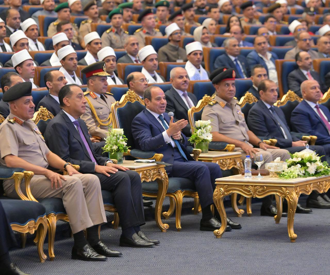 حفل تخرج أئمة الأوقاف بحضور السيسي